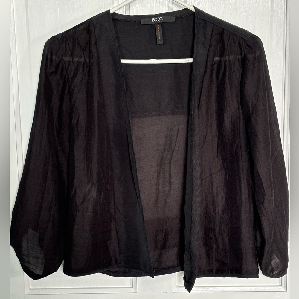 BCBG Semi-Sheer Lightweight Blazer